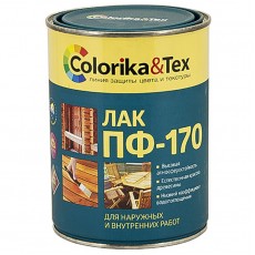 Лак ПФ-170 глянцевый «Colorika&Tex 0,8 л